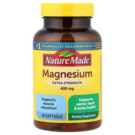 <img alt="Nature Made, Magnesium, 400 mg, 60 Softgels" title="Nature Made, Magnesium, 400 mg, 60 Softgels,031604025762"