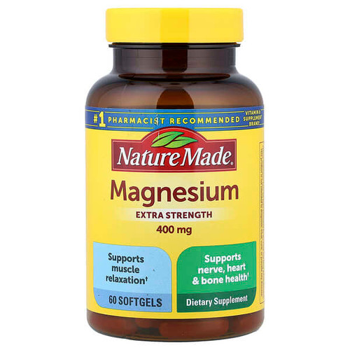 <img alt="Nature Made, Magnesium, 400 mg, 60 Softgels" title="Nature Made, Magnesium, 400 mg, 60 Softgels,031604025762"