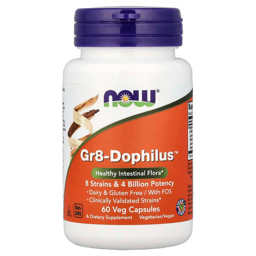 <img alt="NOW Foods, Gr8-Dophilus, 60 Veg Capsules" title="NOW Foods, Gr8-Dophilus, 60 Veg Capsules,733739029126"