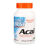 Doctors Best, Acai, 500 mg, 120 Veggie Caps