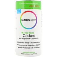<img alt="Rainbow Light, Food-Based Calcium With Magnesium & Vitamin D3, 90 Tablets" title="Rainbow Light, Food-Based Calcium With Magnesium & Vitamin D3, 90 Tablets,021888109517"