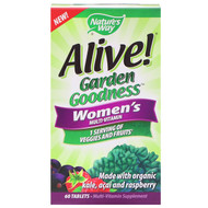 <img alt="Natures Way, Alive!, Garden Goodness, Womens Multivitamin, 60 Tablets" title="Natures Way, Alive!, Garden Goodness, Womens Multivitamin, 60 Tablets,033674121115"