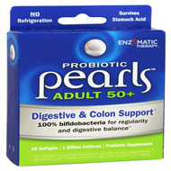 <img alt="Enzymatic Therapy, Probiotic Pearls Adult 50+, 30 Softgels" title="Enzymatic Therapy, Probiotic Pearls Adult 50+, 30 Softgels,763948105106"