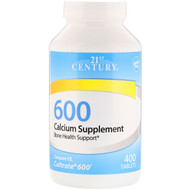 <img alt="21st Century, Calcium Supplement 600, 400 Tablets" title="21st Century, Calcium Supplement 600, 400 Tablets,740985275344"