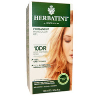 Herbatint, Permanent Haircolor Gel, 10DR, Light Copperish Gold, 4.56 fl oz (135 ml)