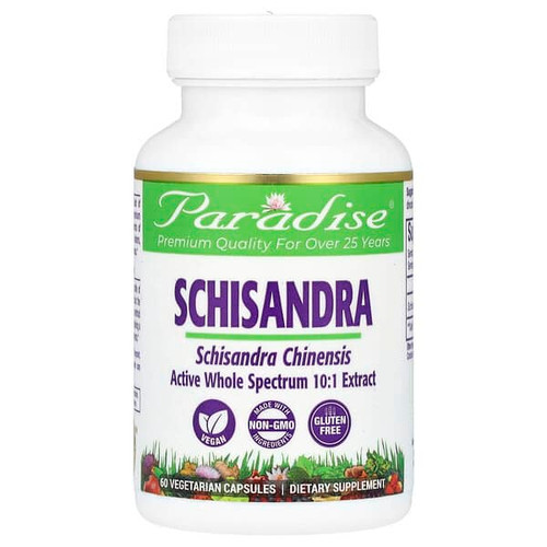 <img alt="Paradise Herbs, Schisandra, 60 Vegetarian Capsules (250 mg per Capsule)" title="Paradise Herbs, Schisandra, 60 Vegetarian Capsules (250 mg per Capsule),601944777395"