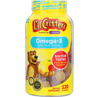 <img alt="L'il Critters, Omega-3, Raspberry-Lemonade Flavors, 120 Gummies" title="L'il Critters, Omega-3, Raspberry-Lemonade Flavors, 120 Gummies,027917014340"