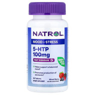 <img alt="Natrol, 5-HTP, Fast Dissolve, Mixed Berry, 100 mg, 30 Tablets" title="Natrol, 5-HTP, Fast Dissolve, Mixed Berry, 100 mg, 30 Tablets,047469060442"