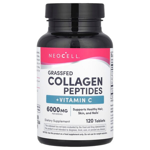 <img alt="NeoCell, Grassfed Collagen Peptides + Vitamin C, 120 Tablets" title="NeoCell, Grassfed Collagen Peptides + Vitamin C, 120 Tablets,016185128958"