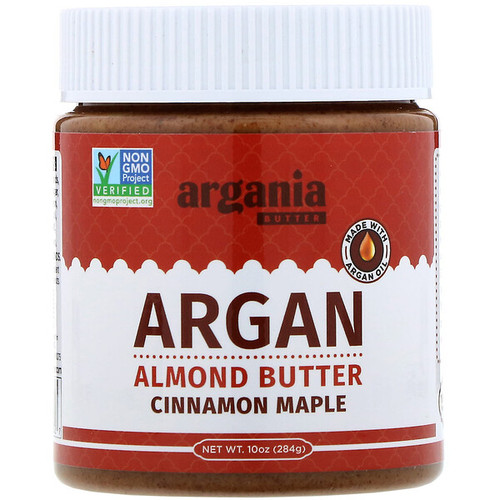 <img alt="Argania Butter, Argan Almond Butter, Cinnamon Maple,  10 oz (284 g)" title="Argania Butter, Argan Almond Butter, Cinnamon Maple,  10 oz (284 g),869144000327"