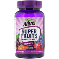 <img alt="Natures Way, Alive! Super Fruits Complete Multi, Womens, Pomegranate Berry, 60 Gummies" title="Natures Way, Alive! Super Fruits Complete Multi, Womens, Pomegranate Berry, 60 Gummies,033674125083"