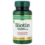 <img alt="Natures Bounty, Biotin, 10,000 mcg, 120 Rapid Release Softgels" title="Natures Bounty, Biotin, 10,000 mcg, 120 Rapid Release Softgels,074312516979"