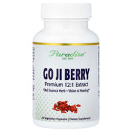 <img alt="Paradise Herbs, Goji Berry, 60 Vegetarian Capsules (400 mg Per capsule)" title="Paradise Herbs, Goji Berry, 60 Vegetarian Capsules (400 mg Per capsule),601944777302"