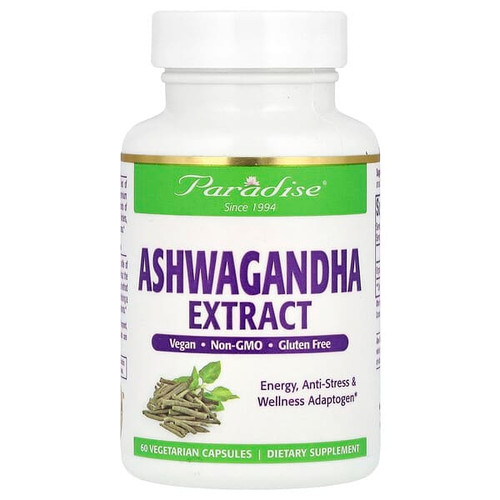 <img alt="Paradise Herbs, Ashwagandha Extract, 60 Vegetarian Capsules (250 mg per Capsule)" title="Paradise Herbs, Ashwagandha Extract, 60 Vegetarian Capsules (250 mg per Capsule),601944777357"