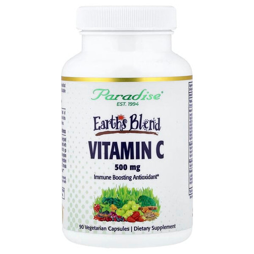 <img alt="Paradise Herbs, Earths Blend, Vitamin C, 90 Vegetarian Capsules" title="Paradise Herbs, Earths Blend, Vitamin C, 90 Vegetarian Capsules,601944778675"