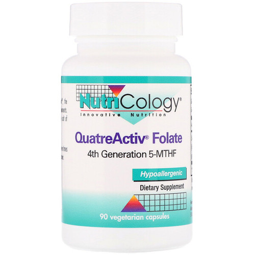 <img alt="Nutricology, QuatreActiv Folate, 90 Vegetarian Capsules" title="Nutricology, QuatreActiv Folate, 90 Vegetarian Capsules,713947565302"