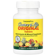 <img alt="NaturesPlus, Source of Life, Original Tablets, Multivitamin & Mineral Supplement, 30 Tablets" title="NaturesPlus, Source of Life, Original Tablets, Multivitamin & Mineral Supplement, 30 Tablets,097467030565"