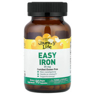 <img alt="Country Life, Easy Iron, 25 mg, 90 Vegan Capsules" title="Country Life, Easy Iron, 25 mg, 90 Vegan Capsules,015794026594"