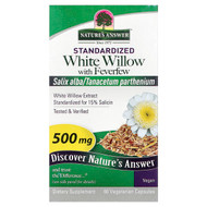 <img alt="Natures Answer, White Willow with Feverfew, 500 mg, 60 Vegetarian Capsules" title="Natures Answer, White Willow with Feverfew, 500 mg, 60 Vegetarian Capsules,083000164453"