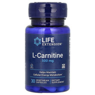 <img alt="Life Extension, L-Carnitine, 500 mg, 30 Vegetarian Capsules" title="Life Extension, L-Carnitine, 500 mg, 30 Vegetarian Capsules,737870153238"