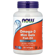 <img alt="NOW Foods, Omega-3 Mini Gels Fish Oil, 180 Softgels (0.5 g per Softgel)" title="NOW Foods, Omega-3 Mini Gels Fish Oil, 180 Softgels (0.5 g per Softgel),733739016850"