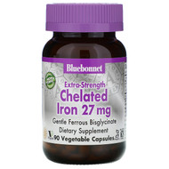 <img alt="Bluebonnet Nutrition, Extra Strength Chelated Iron, 27 mg, 90 Veggie Caps" title="Bluebonnet Nutrition, Extra Strength Chelated Iron, 27 mg, 90 Veggie Caps,743715006706"
