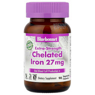 <img alt="Bluebonnet Nutrition, Chelated Iron, Extra-Strength , 27 mg, 90 Vegetable Capsules" title="Bluebonnet Nutrition, Chelated Iron, Extra-Strength , 27 mg, 90 Vegetable Capsules,743715006706"