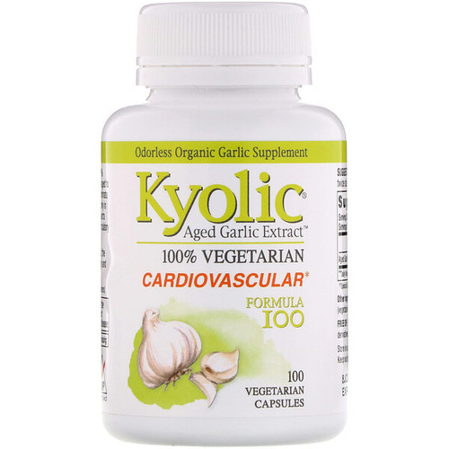 <img alt="Kyolic, Aged Garlic Extract, Cardiovascular Formula 100, 100 Vegetarian Capsules" title="Kyolic, Aged Garlic Extract, Cardiovascular Formula 100, 100 Vegetarian Capsules,023542100915"