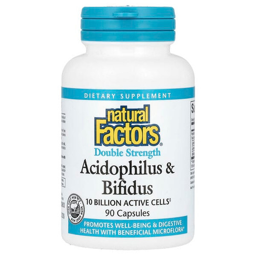 <img alt="Natural Factors, Acidophilus & Bifidus, 10 Billion CFU, 90 Capsules" title="Natural Factors, Acidophilus & Bifidus, 10 Billion CFU, 90 Capsules,068958018058"