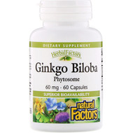 <img alt="Natural Factors, Ginkgo Biloba, Phytosome, 60 mg, 60 Capsules" title="Natural Factors, Ginkgo Biloba, Phytosome, 60 mg, 60 Capsules,068958048055"