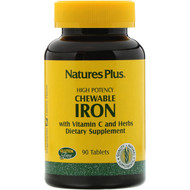 <img alt="Natures Plus, Chewable Iron, Cherry Flavor, 90 Tablets" title="Natures Plus, Chewable Iron, Cherry Flavor, 90 Tablets,097467034211"