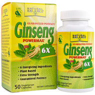 <img alt="Natural Balance, Ginseng Powermax 6X, 50 Veggie Caps" title="Natural Balance, Ginseng Powermax 6X, 50 Veggie Caps,047868331501"