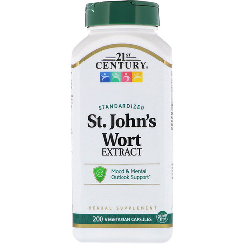 <img alt="21st Century, St. Johns Wort Extract, 200 Vegetarian Capsules" title="21st Century, St. Johns Wort Extract, 200 Vegetarian Capsules,740985216880"