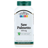 <img alt="21st Century, Saw Palmetto, 200 Vegetarian Capsules" title="21st Century, Saw Palmetto, 200 Vegetarian Capsules,740985216897"