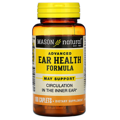 <img alt="Mason Natural, Advanced Ear Health Formula, 100 Caplets" title="Mason Natural, Advanced Ear Health Formula, 100 Caplets,311845151315"