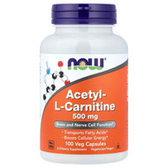 <img alt="NOW Foods, Acetyl-L-Carnitine, 500 mg, 100 Veg Capsules" title="NOW Foods, Acetyl-L-Carnitine, 500 mg, 100 Veg Capsules,733739000767"