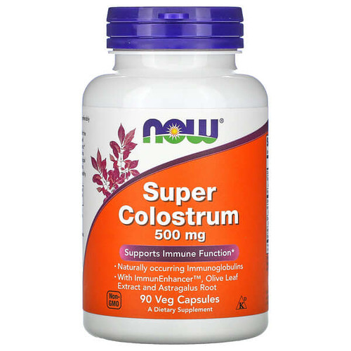 <img alt="NOW Foods, Super Colostrum, 500 mg, 90 Veg Capsules" title="NOW Foods, Super Colostrum, 500 mg, 90 Veg Capsules,733739032324"