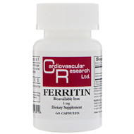 <img alt="Cardiovascular Research, Ferritin, 5 mg, 60 Capsules" title="Cardiovascular Research, Ferritin, 5 mg, 60 Capsules,696859034916"