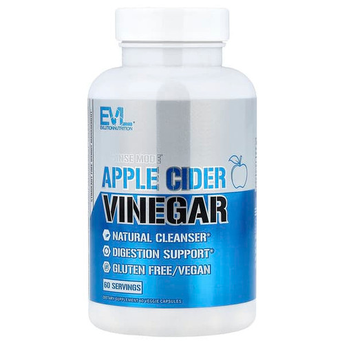 <img alt="EVLution Nutrition, Cleanse Mode, Apple Cider Vinegar, 60 Veggie Capsules" title="EVLution Nutrition, Cleanse Mode, Apple Cider Vinegar, 60 Veggie Capsules,818901021082"