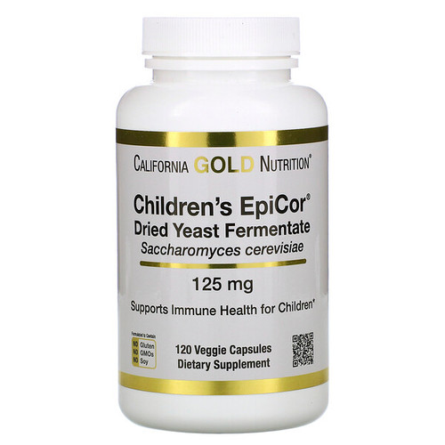 <img alt="California Gold Nutrition, Childrens Epicor, 125 mg, 120 Veggie Capsules" title="California Gold Nutrition, Childrens Epicor, 125 mg, 120 Veggie Capsules,898220015696"