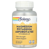 <img alt="Solaray, Magnesium Potassium Asporotates with Bromelain, 120 VegCaps" title="Solaray, Magnesium Potassium Asporotates with Bromelain, 120 VegCaps,076280045178"