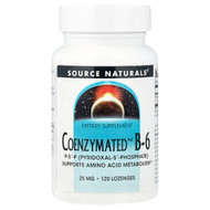 <img alt="Source Naturals, Coenzymated B-6, 25 mg, 120 Lozenges" title="Source Naturals, Coenzymated B-6, 25 mg, 120 Lozenges,021078002673"