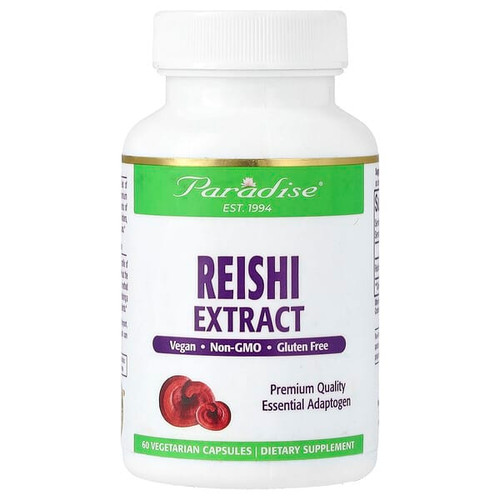 <img alt="Paradise Herbs, Reishi Extract, 60 Vegetarian Capsules (400 mg per Capsule)" title="Paradise Herbs, Reishi Extract, 60 Vegetarian Capsules (400 mg per Capsule),601944777432"