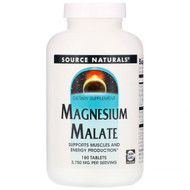 <img alt="Source Naturals, Magnesium Malate, 1,250 mg, 180 Tablets" title="Source Naturals, Magnesium Malate, 1,250 mg, 180 Tablets,021078002628"