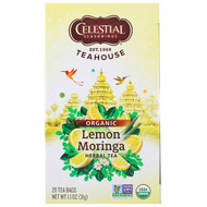 <img alt="Celestial Seasonings, Teahouse, Organic Herbal Tea, Lemon Moringa, 20 Tea Bags, 1.1 oz (31 g)" title="Celestial Seasonings, Teahouse, Organic Herbal Tea, Lemon Moringa, 20 Tea Bags, 1.1 oz (31 g),070734541605"