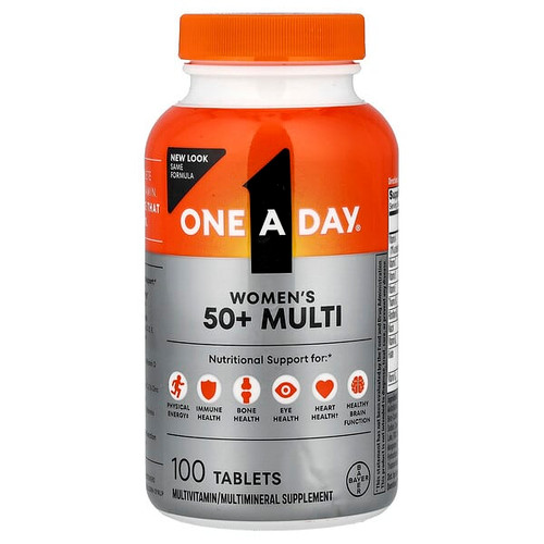 <img alt="One-A-Day, Womens 50+ Multi, 100 Tablets" title="One-A-Day, Womens 50+ Multi, 100 Tablets,016500565314"