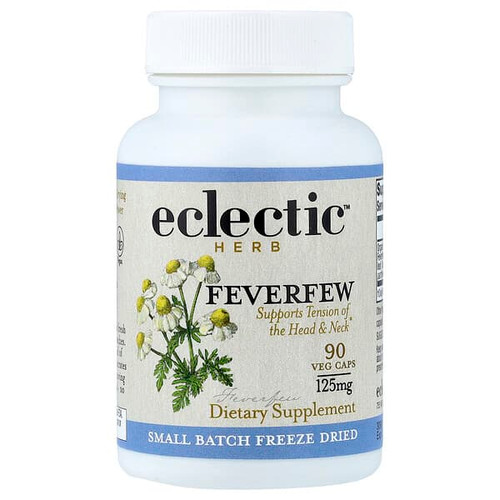<img alt="Eclectic Herb, Feverfew, 125 mg, 90 Veg Caps" title="Eclectic Herb, Feverfew, 125 mg, 90 Veg Caps,023363309337"