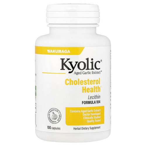 <img alt="Kyolic, Aged Garlic Extract, Cholesterol Health with Lecithin, Formula 104, 100 Capsules" title="Kyolic, Aged Garlic Extract, Cholesterol Health with Lecithin, Formula 104, 100 Capsules,023542104418"