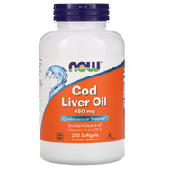 <img alt="Now Foods, Cod Liver Oil, 650 mg, 250 Softgels" title="Now Foods, Cod Liver Oil, 650 mg, 250 Softgels,733739017420"
