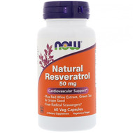 <img alt="Now Foods, Natural Resveratrol, 50 mg, 60 Veg Capsules" title="Now Foods, Natural Resveratrol, 50 mg, 60 Veg Capsules,733739033390"